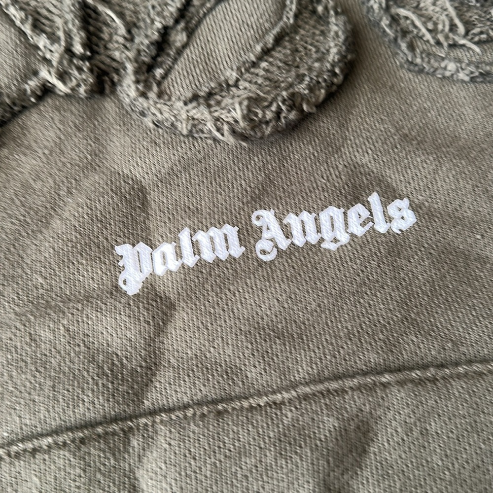 Palm Angels Green Hoodie XL Oversized Baggy Fit - Picture 2 of 6